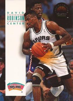 #168 David Robinson - San Antonio Spurs - 1993-94 SkyBox Premium Basketball