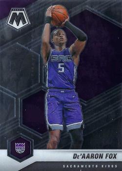 #168 De'Aaron Fox - Sacramento Kings - 2020-21 Panini Mosaic Basketball