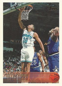 #168 Dell Curry - Charlotte Hornets - 1996-97 Topps Basketball