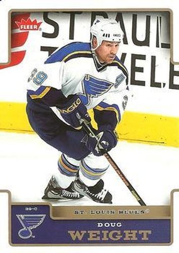 #168 Doug Weight - St. Louis Blues - 2006-07 Fleer Hockey