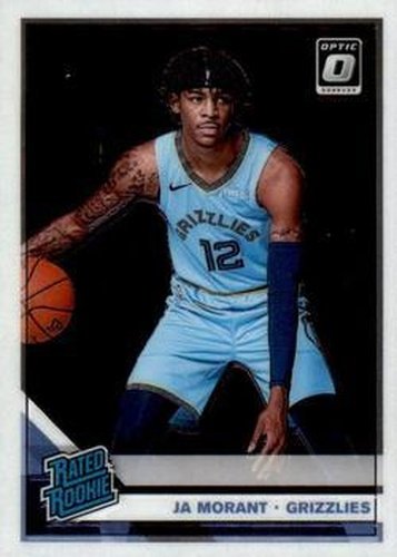 #168 Ja Morant - Memphis Grizzlies - 2019-20 Donruss Optic Basketball