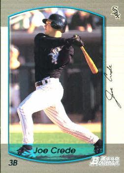 #168 Joe Crede - Chicago White Sox - 2000 Bowman Baseball