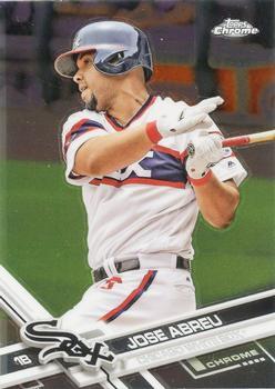 #168 Jose Abreu - Chicago White Sox - 2017 Topps Chrome Baseball