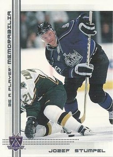 #168 Jozef Stumpel - Los Angeles Kings - 2000-01 Be a Player Memorabilia Hockey