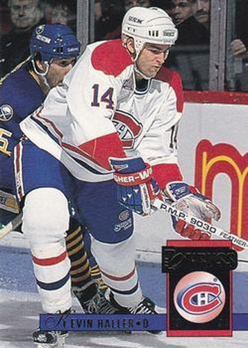 #168 Kevin Haller - Montreal Canadiens - 1993-94 Donruss Hockey