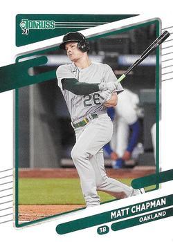 #168 Matt Chapman - Oakland Athletics - 2021 Donruss Baseball