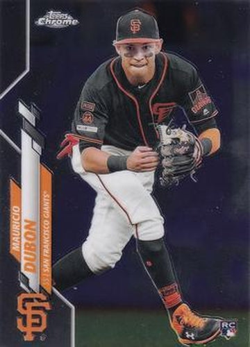 #168 Mauricio Dubon - San Francisco Giants - 2020 Topps Chrome Baseball