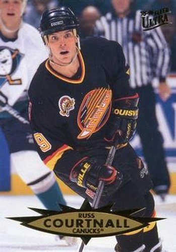 #168 Russ Courtnall - Vancouver Canucks - 1995-96 Ultra Hockey
