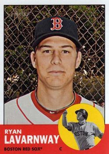 #168 Ryan Lavarnway - Boston Red Sox - 2012 Topps Heritage Baseball