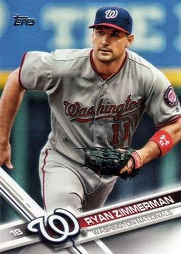 #168 Ryan Zimmerman - Washington Nationals - 2017 Topps Baseball