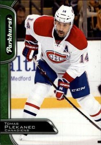 #168 Tomas Plekanec - Montreal Canadiens - 2016-17 Parkhurst Hockey