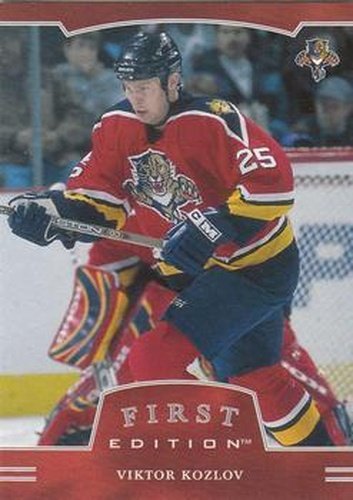#168 Viktor Kozlov - Florida Panthers - 2002-03 Be a Player First Edition Hockey