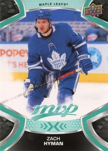 #168 Zach Hyman - Toronto Maple Leafs - 2021-22 Upper Deck MVP Hockey