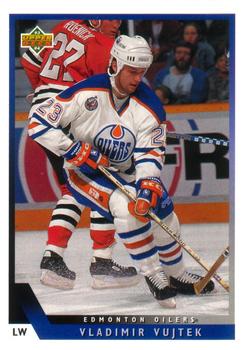 #168 Vladimir Vujtek - Edmonton Oilers - 1993-94 Upper Deck Hockey
