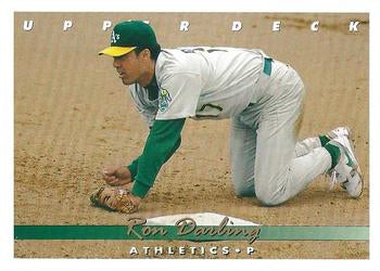 #168 Ron Darling - Oakland Athletics - 1993 Upper Deck Baseball