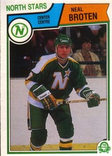 #168 Neal Broten - Minnesota North Stars - 1983-84 O-Pee-Chee Hockey