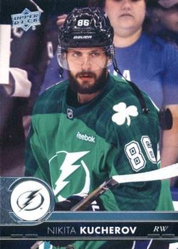 #168 Nikita Kucherov - Tampa Bay Lightning - 2017-18 Upper Deck Hockey