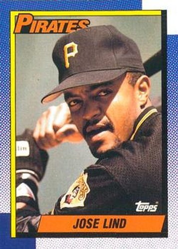 #168 Jose Lind - Pittsburgh Pirates - 1990 O-Pee-Chee Baseball