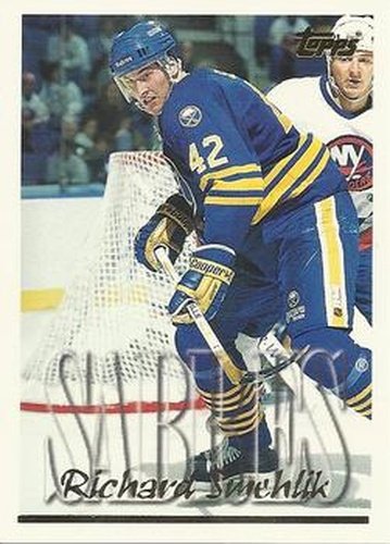 #168 Richard Smehlik - Buffalo Sabres - 1995-96 Topps Hockey