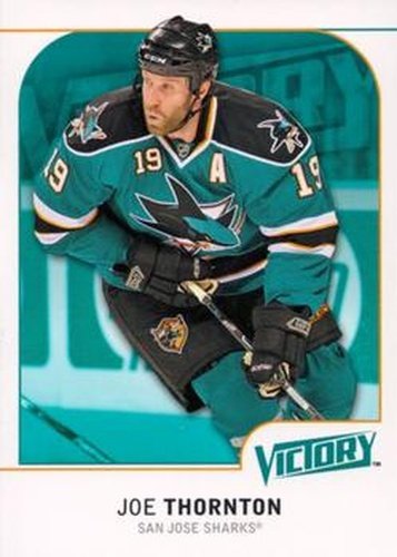 #168 Joe Thornton - San Jose Sharks - 2009-10 Upper Deck Victory Hockey