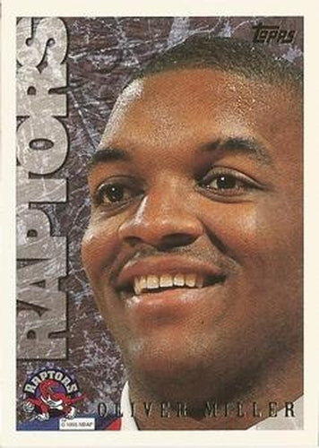 #168 Oliver Miller - Toronto Raptors - 1995-96 Topps Basketball