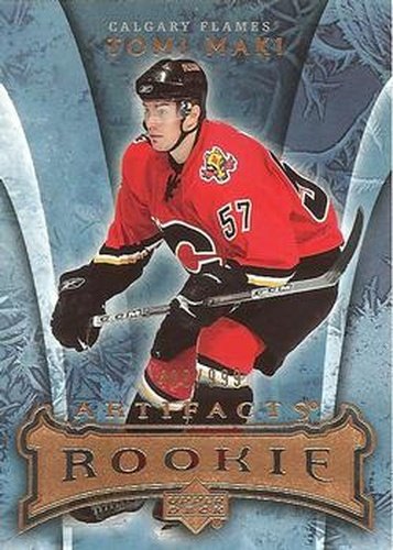 #168 Tomi Maki - Calgary Flames - 2007-08 Upper Deck Artifacts Hockey