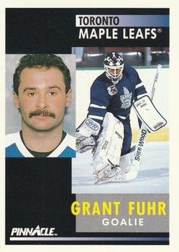 #168 Grant Fuhr - Toronto Maple Leafs - 1991-92 Pinnacle Hockey
