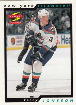 #168 Kenny Jonsson - New York Islanders - 1996-97 Score Hockey