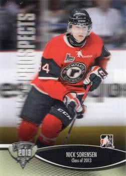 #168 Nick Sorensen - Quebec Remparts - 2012-13 In The Game Heroes and Prospects Hockey