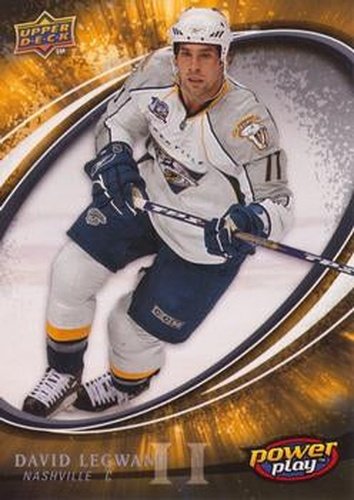 #168 David Legwand - Nashville Predators - 2008-09 Upper Deck Power Play Box Set Hockey