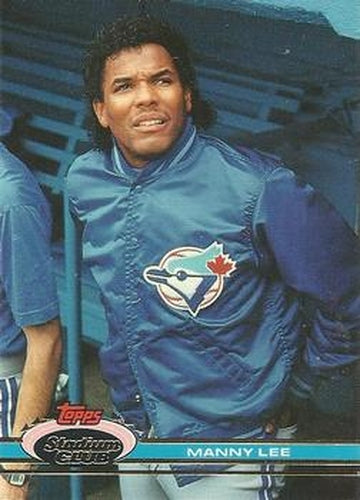 #168 Manuel Lee - Toronto Blue Jays - 1991 Stadium Club Baseball