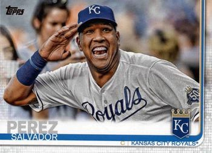#168b Salvador Perez - Kansas City Royals - 2019 Topps Baseball