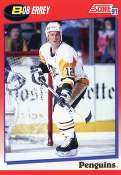 #169 Bob Errey - Pittsburgh Penguins - 1991-92 Score Canadian Bilingual Hockey