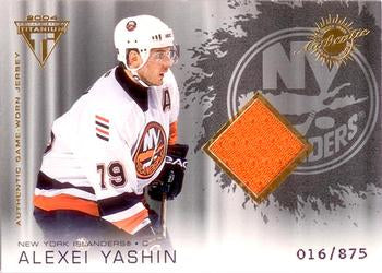#169 Alexei Yashin - New York Islanders - 2003-04 Pacific Private Stock Titanium Hockey