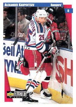 #169 Alexander Karpovtsev - New York Rangers - 1997-98 Collector's Choice Hockey