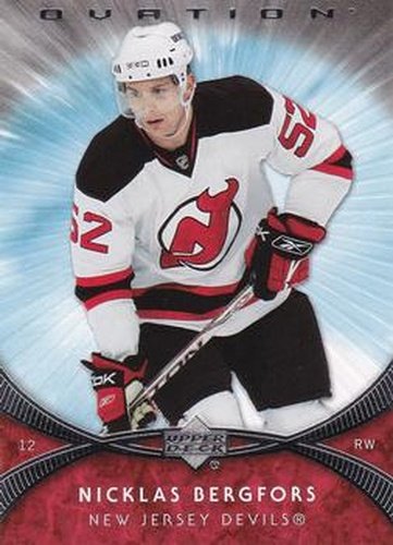 #169 Nicklas Bergfors - Nicklas Bergfors - 2007-08 Upper Deck Ovation Hockey