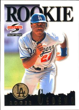 #169 Roger Cedeno - Los Angeles Dodgers - 1995 Summit Baseball