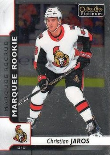 #169 Christian Jaros - Ottawa Senators - 2017-18 O-Pee-Chee Platinum Hockey