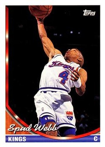 #169 Spud Webb - Sacramento Kings - 1993-94 Topps Basketball