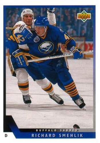 #169 Richard Smehlik - Buffalo Sabres - 1993-94 Upper Deck Hockey