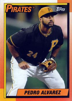 #169 Pedro Alvarez - Pittsburgh Pirates - 2013 Topps Archives Baseball