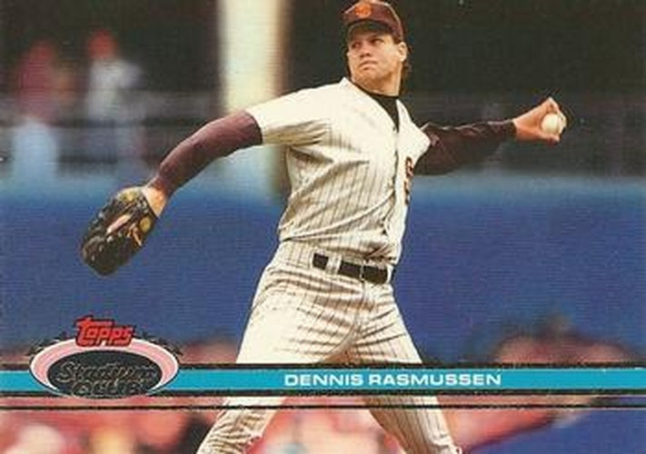 #169 Dennis Rasmussen - San Diego Padres - 1991 Stadium Club Baseball