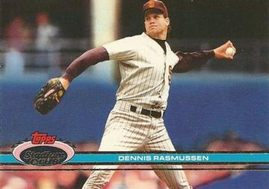 #169 Dennis Rasmussen - San Diego Padres - 1991 Stadium Club Baseball