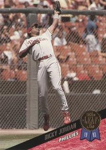 #169 Ricky Jordan - Philadelphia Phillies - 1993 Leaf Baseball