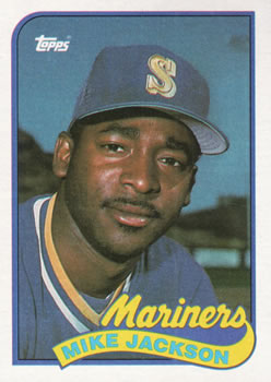 #169 Mike Jackson - Seattle Mariners - 1989 Topps Baseball