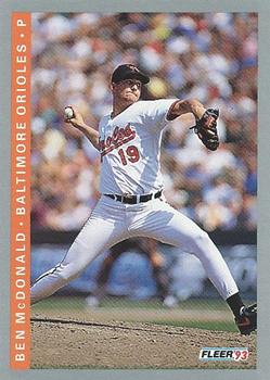 #169 Ben McDonald - Baltimore Orioles - 1993 Fleer Baseball