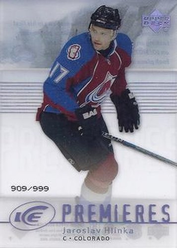 #169 Jaroslav Hlinka - Colorado Avalanche - 2007-08 Upper Deck Ice Hockey