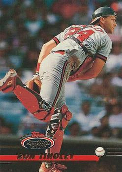 #169 Ron Tingley - California Angels - 1993 Stadium Club Baseball
