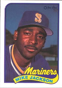 #169 Mike Jackson - Seattle Mariners - 1989 O-Pee-Chee Baseball