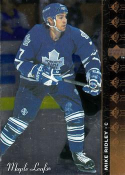 #SP-169 Mike Ridley - Toronto Maple Leafs - 1994-95 Upper Deck Hockey - SP